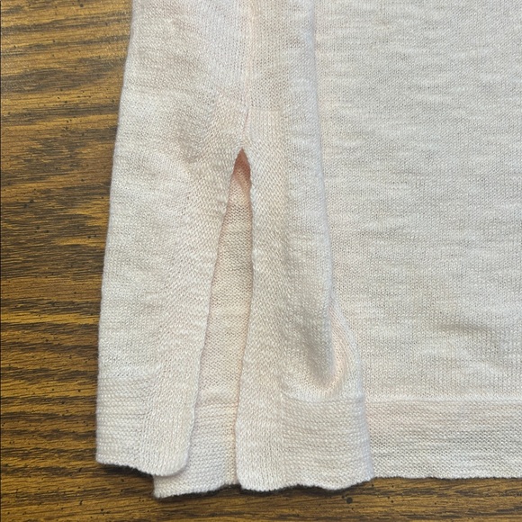 Eileen Fisher Linen Blend Light Pink Sweater - Picture 5 of 8